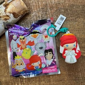 Disney Little Mermaid bag clip “Little Mermaid Bride” brand new